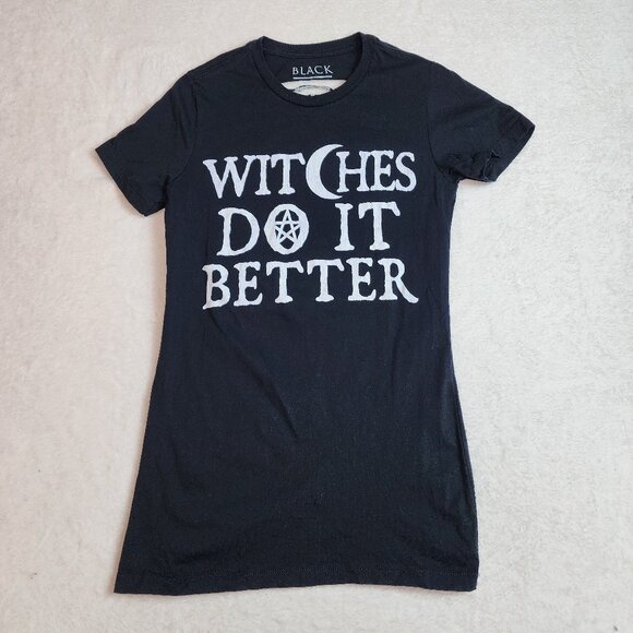 Blackcraft Witches Do It Better Distressed T-Shirt Womens Extra Small - Picture 5 of 8